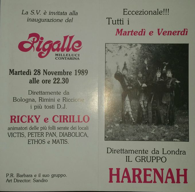 Flyer performence in Italy