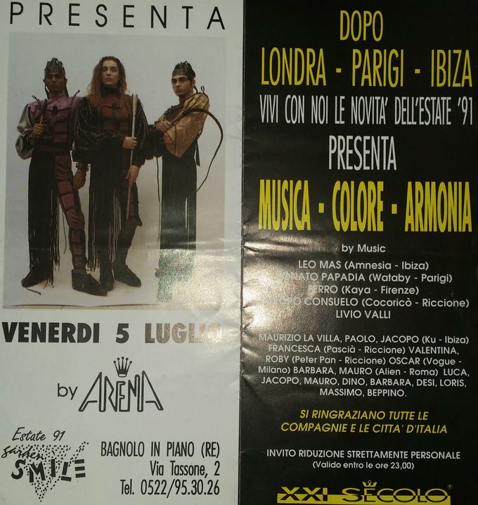 Flyer performence in Italy